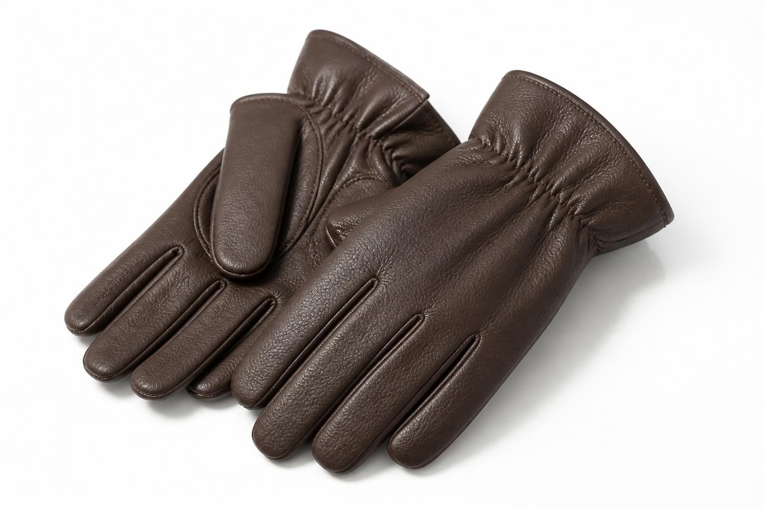 Premium gloves displayed on a clean white studio surface
