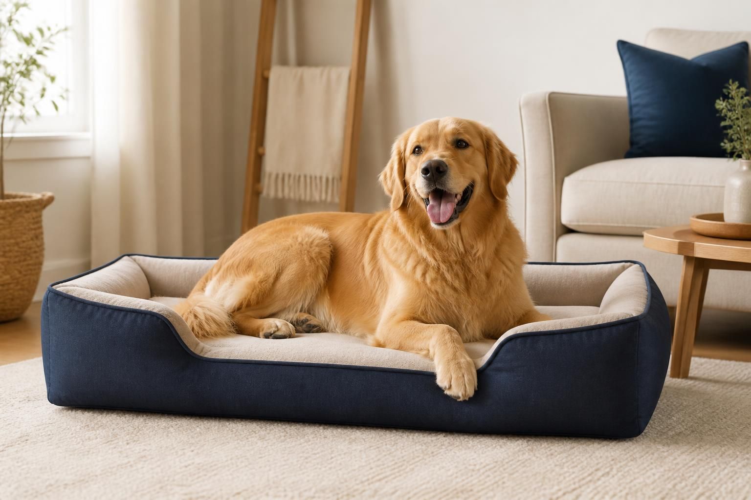 The pet product is shown in a bright