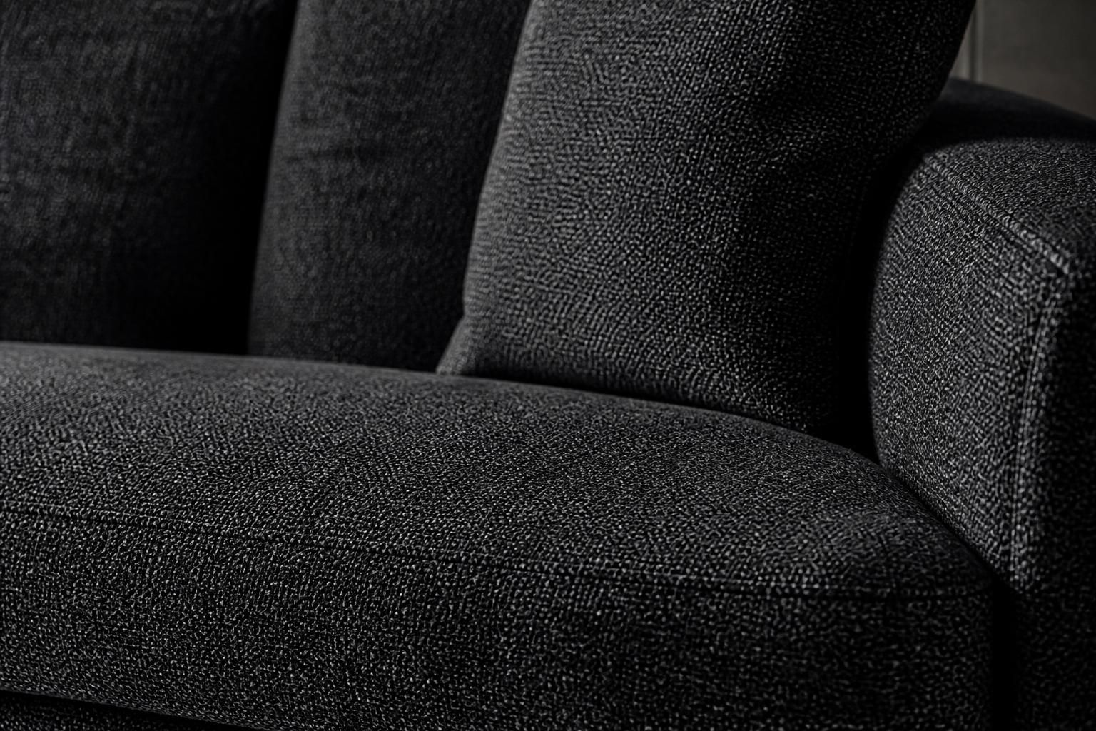 Artelar by Lopez close-up of layered fabric folds and upholstery texture draped over a modern sofa