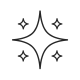 Minimal flat spark icon