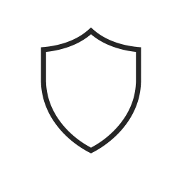 Minimal shield with a checkmark