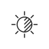 Flat minimal icon of a comfort checkmark