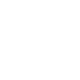 White shopping cart icon on a pure black background